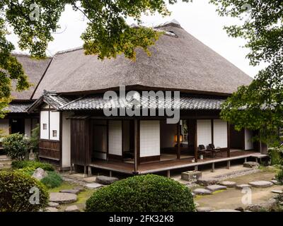 Kitsuki, Japon - 31 octobre 2016 : résidence Ohara, ancienne maison samouraï avec jardin dans la ville historique de Kitsuki Banque D'Images