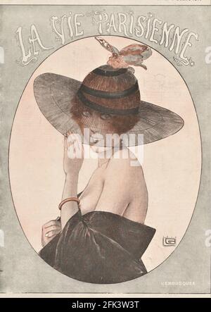 1910s France la vie parisienne Banque D'Images