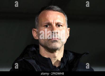 Photo du dossier datée du 16-11-2019, de Ryan Giggs, directeur du pays de Galles. Date de publication : le mercredi 28 avril 2021. Banque D'Images