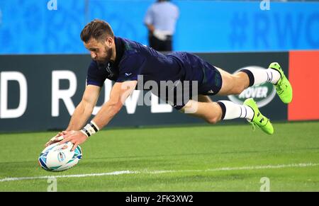 Photo du dossier datée du 09-10-2019 de Tommy Seymour. Date de publication : le mercredi 28 avril 2021. Banque D'Images