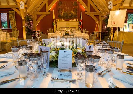 Shurlock Row, Berkshire, Royaume-Uni. 24 mai 2018. David Brownlow a organisé ce soir un dîner de collecte de fonds à son domicile à Shurlock Row, dans le Berkshire, pour la Berkshire Community Foundation Charity. Parmi les invités, il y avait le lieutenant du Berkshire et divers philanthropes. Crédit : Maureen McLean/Alay Banque D'Images