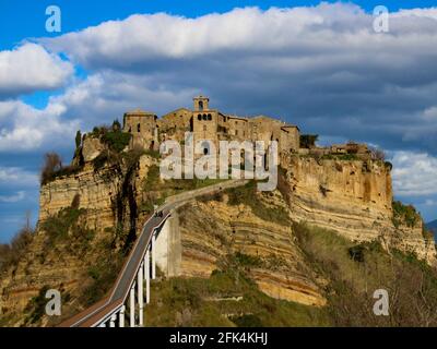 Civita di Bagnorggio en italie Banque D'Images