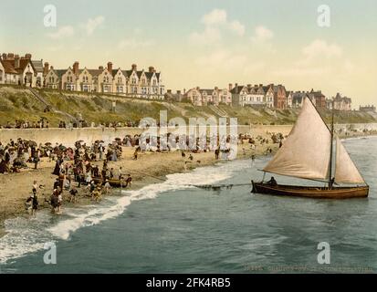 Clacton-on-Sea dans l'Essex vers 1890-1900 Banque D'Images