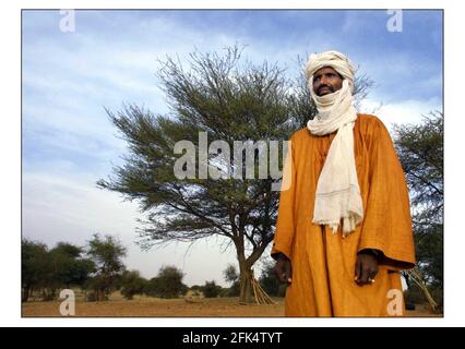 Mali: Bergers nomades, les Tuaregs du nord du Mali. Photo de David Sandison 13/12/2002 aller avec l'histoire de Mike Mc Carthy Banque D'Images