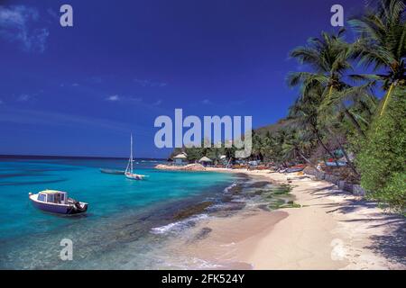 Amérique du Nord, Antilles néerlandaises, Antilles néerlandaises, Caraïbes, Île de Saint-Vincent-et-les Grenadines, Mustique, Banque D'Images