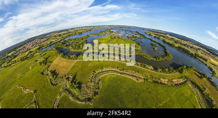 Vogelinsel - l'île d'oiseau sur Altmühlsee Banque D'Images