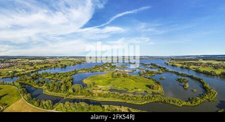 Vogelinsel - l'île d'oiseau sur Altmühlsee Banque D'Images