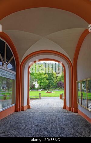 Rathaus, Stadtverwaltung, Kurgarten Banque D'Images