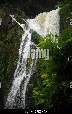 Rhaeadr Ceunant Mawr, Llanberis. Banque D'Images