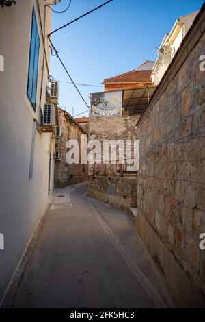 Bâtiments de Lozisca . L''île de Brac. La Croatie Banque D'Images