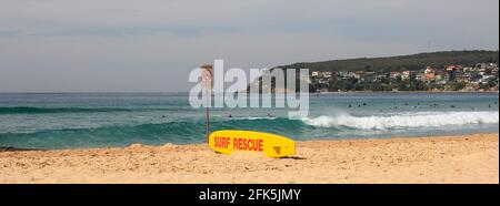 Pension de sauvetage, Manly Beach. Banque D'Images