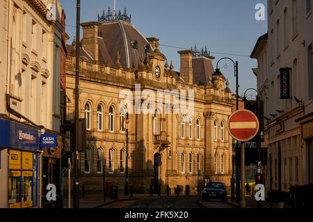 Wolverhampton ancien hôtel de ville de style renaissance dans North Street, bâtiment classé Grade II par Ernest Bates maintenant Black County Magistrate court Banque D'Images