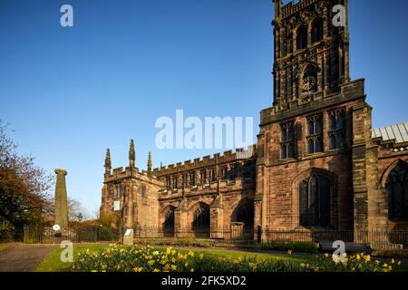 La ville de Wolverhampton, dans le West Midlands Grade I, a inscrit la Collégiale Saint-Pierre Banque D'Images