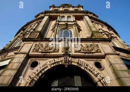 Wolverhampton, dans le West Midlands Royal London Mutual Insurance Building Grade II, classé sur LICHFIELD STREET Banque D'Images