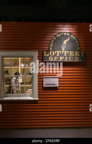 Musée de la Société historique du Vermont à Montpelier VT Banque D'Images