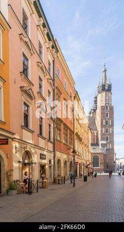 Cracovie Pologne août 2020. Basilique Saint-Marys, Cracovie, vieille ville, petite pologne, Pologne Banque D'Images