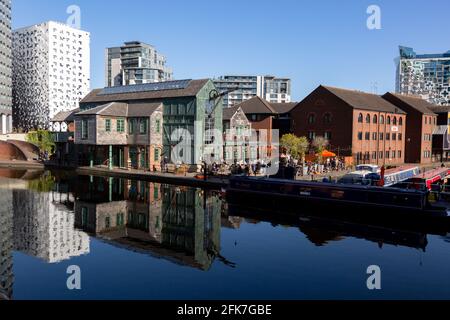 Le bar-restaurant Canal House, Birmingham, Royaume-Uni Banque D'Images