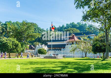 Temple de la Dent à Kandy, Sri Lanka Banque D'Images