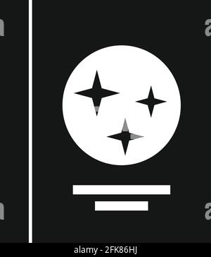 Icône de boîte à lessive, style simple Illustration de Vecteur