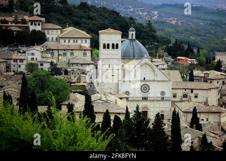 Kirche Cattedrale di San Rufino à Assise, Umbrien, Italien Banque D'Images