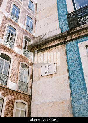 Graca neigbourhood - Photographie d'architecture de voyage dans la ville de Lisbonne Portugal Europe Banque D'Images