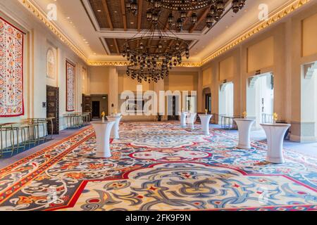 DUBAÏ, Émirats Arabes Unis - 21 OCTOBRE 2016 : intérieur de l'hôtel Madinat Jumeirah à Dubaï, Émirats arabes Unis Banque D'Images