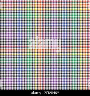 Motif texturé sans couture Plaid coloré pour les textiles et les motifs tendance Illustration de Vecteur