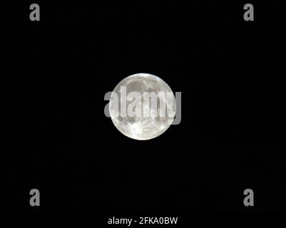 Lune d'argent Banque D'Images