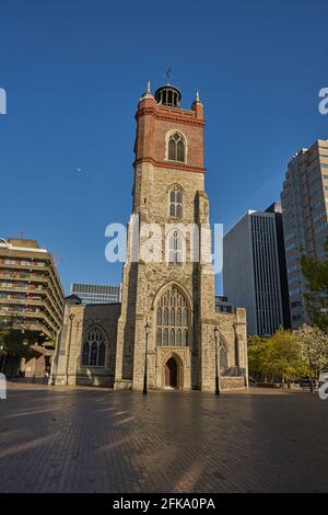 St Giles-sans-Cripplegate barbican Banque D'Images
