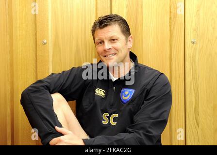 Steve Cotterill Portsmouth Directeur. 3/8/2010. PHOTO DAVID ASHDOWN Banque D'Images