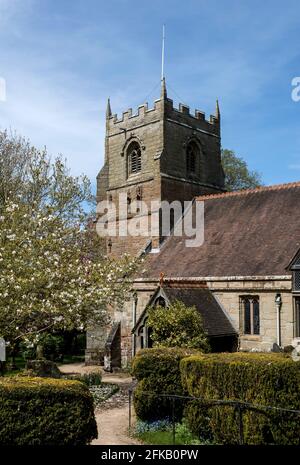 Église Saint-léonard, Beoley, Worcestershire, Angleterre, RU Banque D'Images