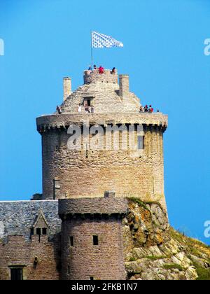 Fort la Latte, Bretagne, Côtes-d'Armor, Le Cap Fréhel, Plevenon, Bretagne, France Banque D'Images