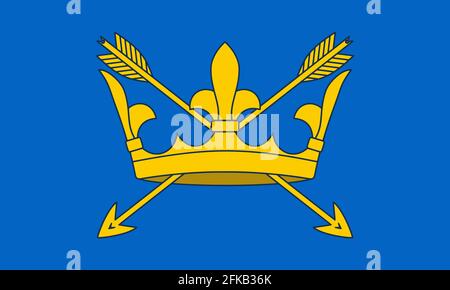 Drapeau du comté de Suffolk Banque D'Images