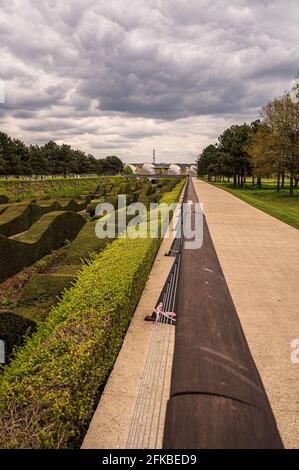 Une promenade autour de Royal Albert Dock, est de Londres, Angleterre Banque D'Images