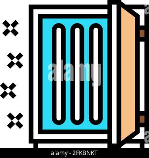 traitement de l'eczéma équipement médical couleur icône vecteur illustration Illustration de Vecteur