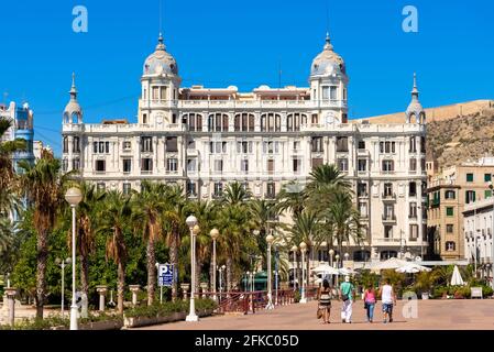 Casa Carbonell, Alicante, Costa Blanca, Espagne Banque D'Images