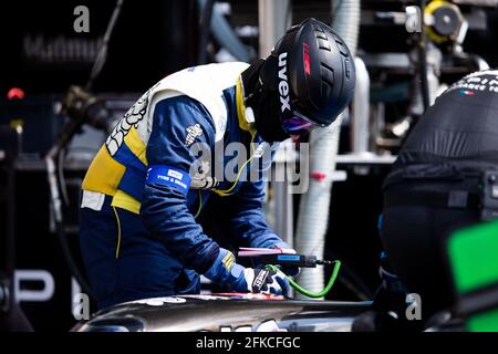 Mécanicien Michelin, mécanicien pendant les 6 heures de Spa-Francorchamps, 1ère partie du Championnat du monde d'endurance 2021 de la FIA sur le circuit de Spa-Francorchamps, du 29 avril au 1er mai 2021 à Stavelot, Belgique - photo Joao Filipe / DPPI Banque D'Images