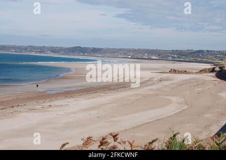 Jersey avec vue sur la mer Banque D'Images