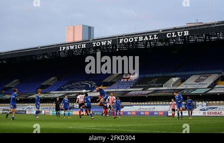 Ipswich, Angleterre, le 30 avril 2021. Vue générale pendant le match de la coupe des jeunes de la FA anglaise à Portman Road, Ipswich. Le crédit photo devrait se lire: David Klein / Sportimage crédit: Sportimage / Alay Live News Banque D'Images