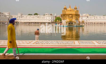 Golden Temple, Amritsar, Punjab, India Banque D'Images