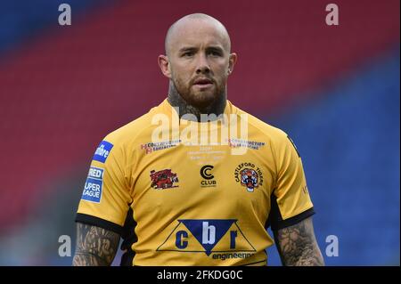 Nathan Massey (14) de Castleford Tigers pendant le match Banque D'Images