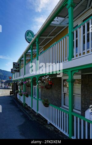 Havelock, Marlborough/Nouvelle-Zélande - 15 mars 2021: The Havelock Hotel, main Street / State Highway 6, Marlborough Sounds, Nouvelle-Zélande. Banque D'Images