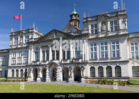 Cardiff University main Building, Cathays Park, Cardiff, pays de Galles, Royaume-Uni Banque D'Images