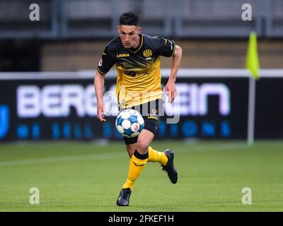 KERKRADE, PAYS-BAS - AVRIL 30: Stefano Marzo de Roda JC pendant le match hollandais Keukenkampioendivisiie entre Roda JC et AZ U23 à Parkstad Limburg Banque D'Images