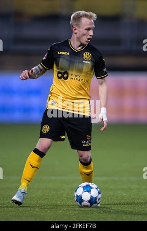 KERKRADE, PAYS-BAS - AVRIL 9 : Patrick Pflucke de Roda JC pendant le ...
