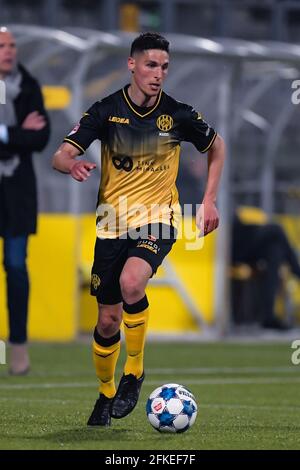 KERKRADE, PAYS-BAS - AVRIL 30: Stefano Marzo de Roda JC pendant le match hollandais Keukenkampioendivisiie entre Roda JC et AZ U23 à Parkstad Limburg Banque D'Images