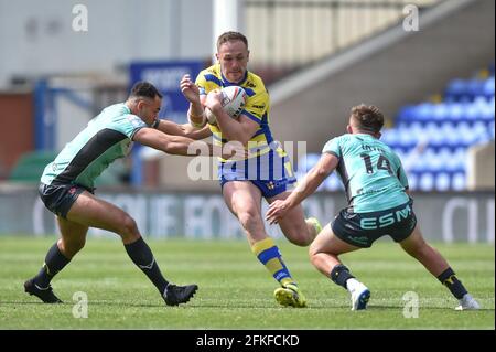 Warrington, Royaume-Uni. 1er mai 2021. Ben Currie (11), de Warrington Wolves, fait le 5/1/2021. (Photo de Richard long/News Images/Sipa USA) crédit: SIPA USA/Alay Live News Banque D'Images