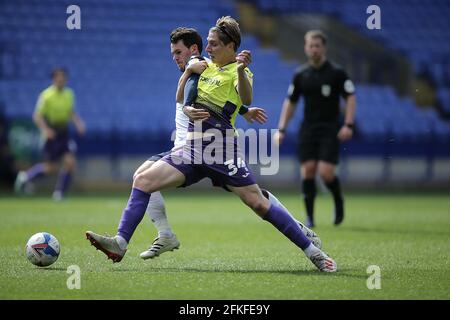 Bolton, Royaume-Uni. 1er mai 2021. Alex Hartridge d'Exeter City pendant la Sky Bet League 2 derrière des portes fermées match entre Bolton Wanderers et Exeter City au Reebok Stadium, Bolton, Angleterre le 1er mai 2021. Photo de Dave Peters/Prime Media Images. Crédit : Prime Media Images/Alamy Live News Banque D'Images