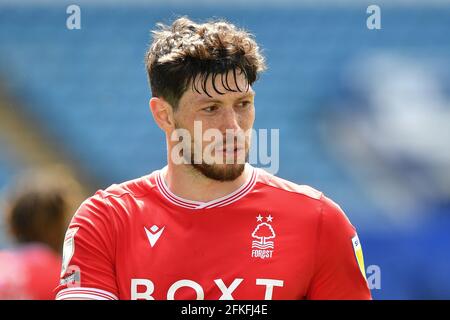 SHEFFIELD, ROYAUME-UNI. 1ER MAI Scott McKenna (26) de la forêt de Nottingham lors du match de championnat Sky Bet entre Sheffield mercredi et la forêt de Nottingham à Hillsborough, Sheffield, le samedi 1er mai 2021. (Credit: Jon Hobley | MI News) Credit: MI News & Sport /Alay Live News Banque D'Images