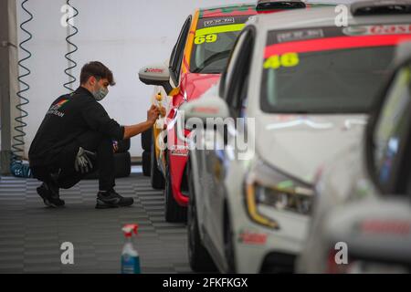 Ambiance lors de la 2ème manche de la Clio Cup Europe 2021, du 30 avril au 2 mai 2021 sur l'Autodromo Nazionale di Monza, Italie - photo Grégory Lenmand / DPPI Banque D'Images